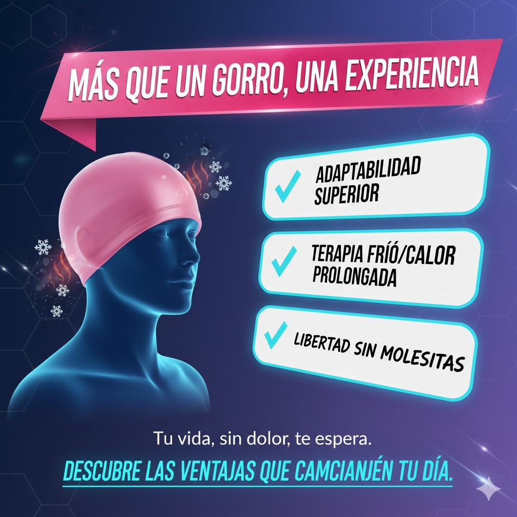 MÁSCARA DE GEL DE DOBLE CAPA PARA ALIVIAR LA MIGRAÑA Y EL DOLOR DE CABEZA