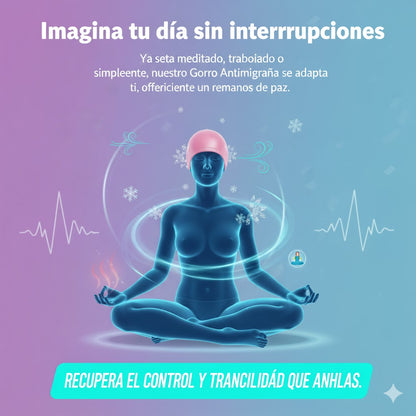 MÁSCARA DE GEL DE DOBLE CAPA PARA ALIVIAR LA MIGRAÑA Y EL DOLOR DE CABEZA