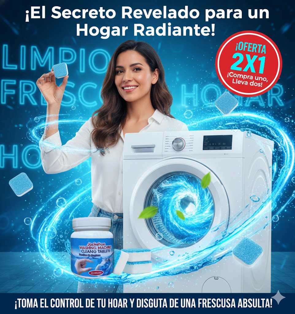 2X1 PASTILLAS PARA LAVADORA PREMIUM - ELIMINA EL MAL OLOR Y BACTERIAS.