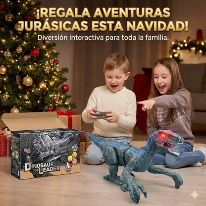 DINOSAURIO CONTROL REMOTO VELOCIRAPTOR JUGUETE REGALO PARA NIÑOS