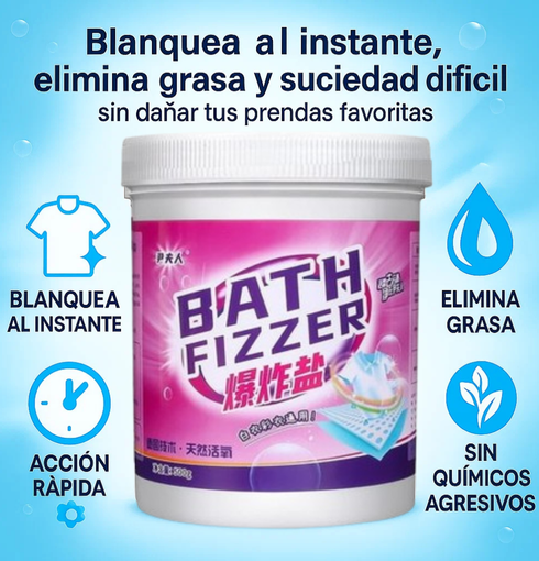 🧴2x1 Detergente en polvo para ropa-BATH FIZZER 🧼