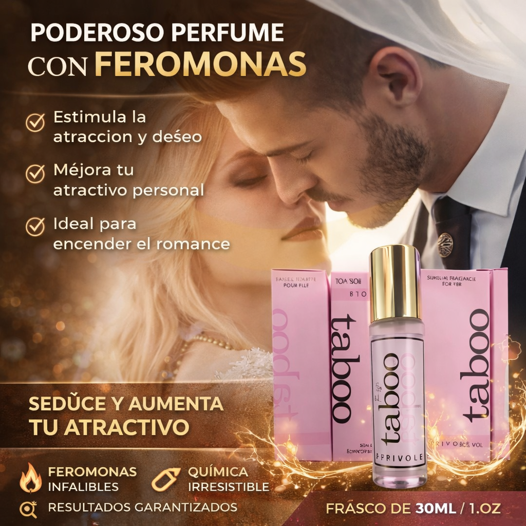 2X1 TABOO PERFUME DE FEROMONAS PARA MUJERES