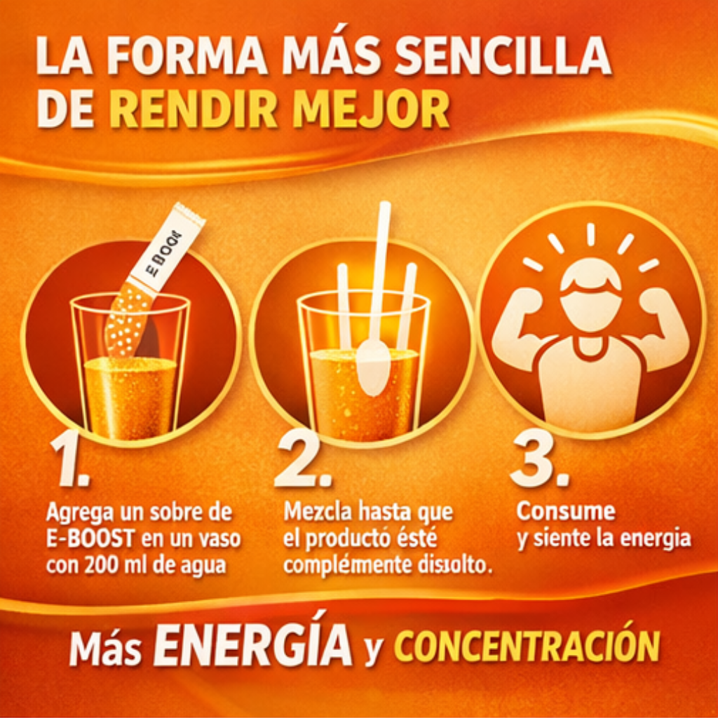 EBOOST SUPLEMENTO ENERGETIZANTE SEXUAL NATURAL PREMIUM FWP