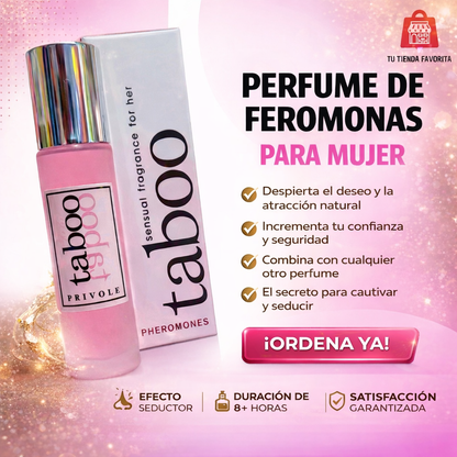 2X1 TABOO PERFUME DE FEROMONAS PARA MUJERES