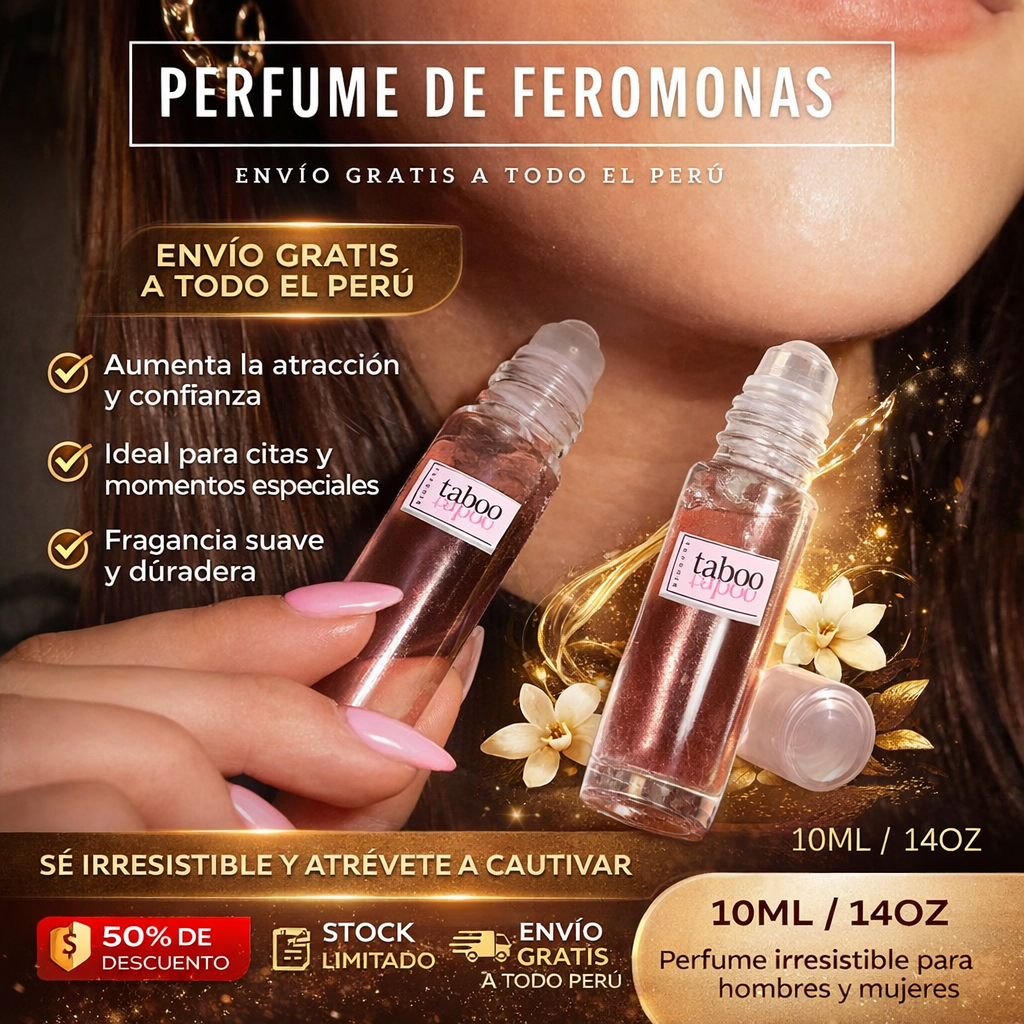 2X1 TABOO PERFUME DE FEROMONAS PARA MUJERES