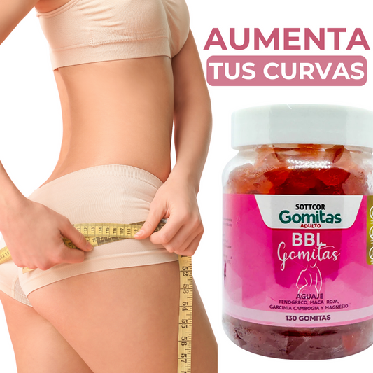 AGUAJE BBL PARA ADULTOS GOMITAS SOTTCOR 🍬 | ➕ VOLUMEN NATURAL EN 2 SEMANAS.