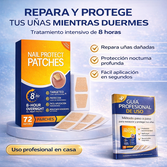 72 Parches Nail Protect-Tratamiento De Uñas, Protección Contra Hongos Y Restauración.