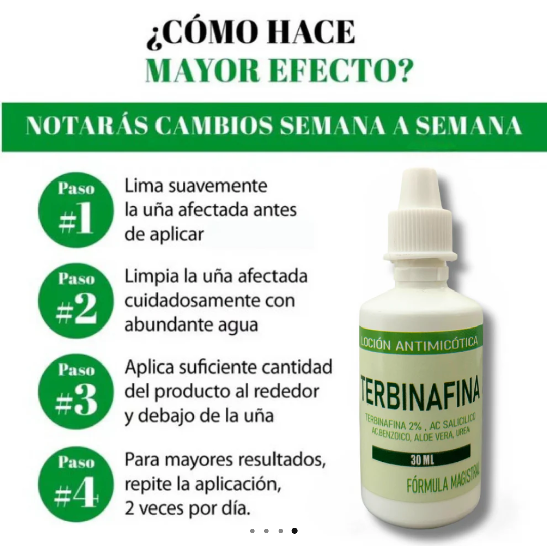 2X1 GOTAS DE TERBINAFINA PARA ELIMINAR HONGOS DE LAS UÑAS