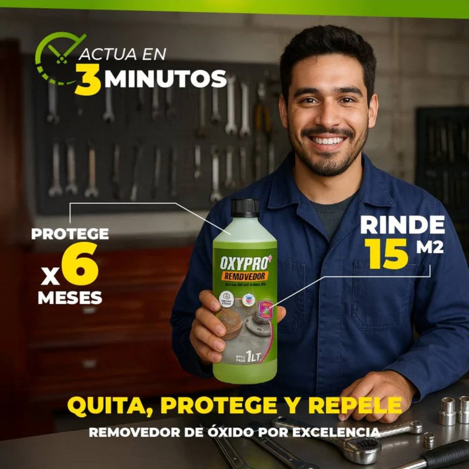 💯OXYPRO REMOVEDOR DE OXIDO PARA METALES⚙️