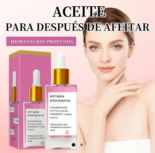 🧴2x1 SOFT SERVE: ACEITE POST-AFEITADO (TRATAMIENTO POS-T DEPILADO)🦱