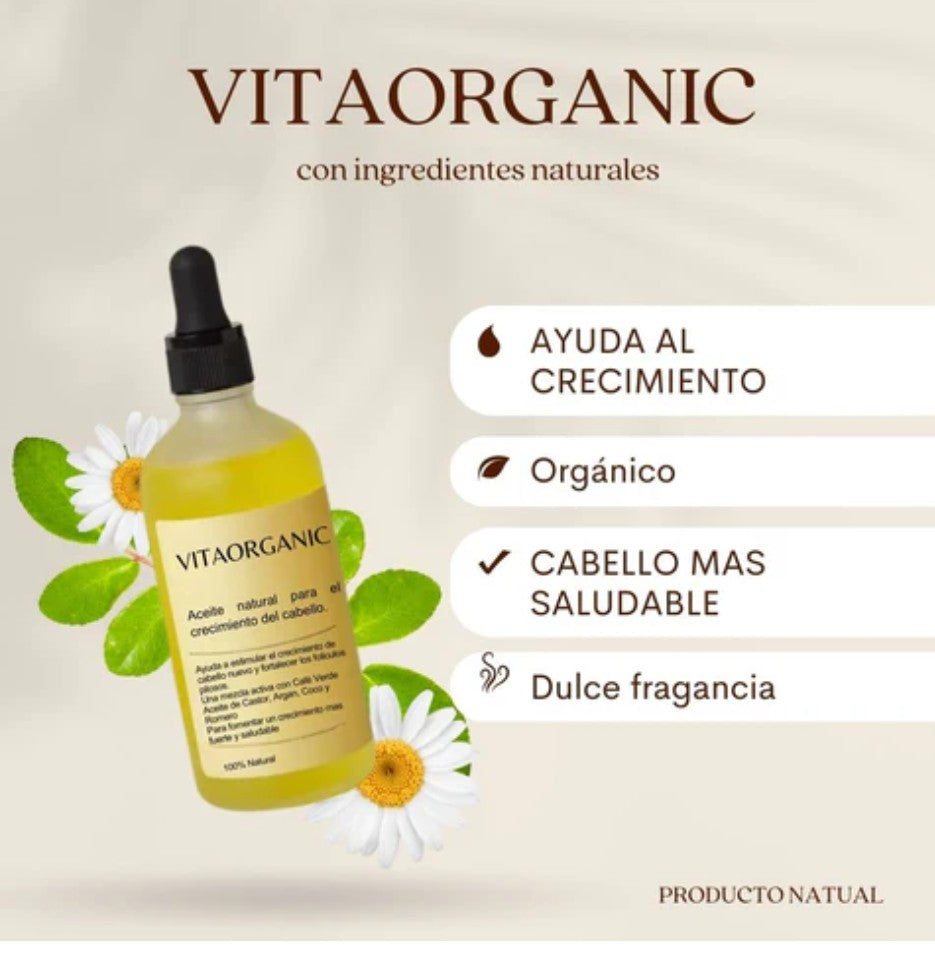 VITA ORGÁNIC-SERUM CAPILAR CRECIMIENTO DE CABELLO EN 15 DIAS