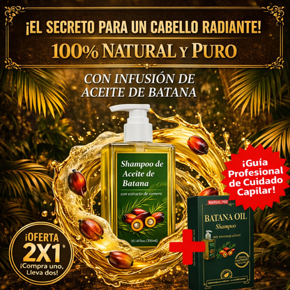 CHAMPÚ ACEITE DE BATANA CON EXTRACTO DE ROMERO 400 ML