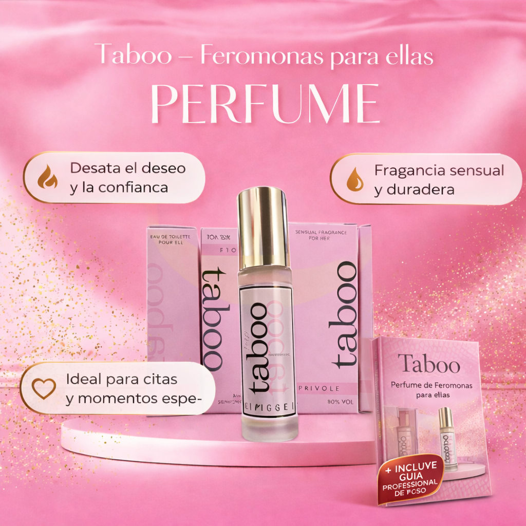 2X1 TABOO PERFUME DE FEROMONAS PARA MUJERES