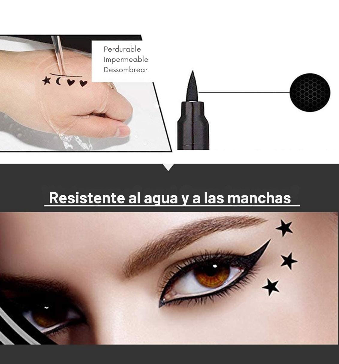 DELINEADOR DE OJOS 2 EN 1 TRIANGULAR PREMIUM™