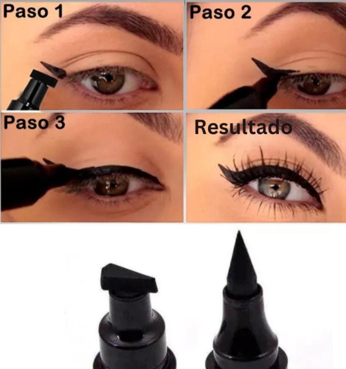 DELINEADOR DE OJOS 2 EN 1 TRIANGULAR PREMIUM™