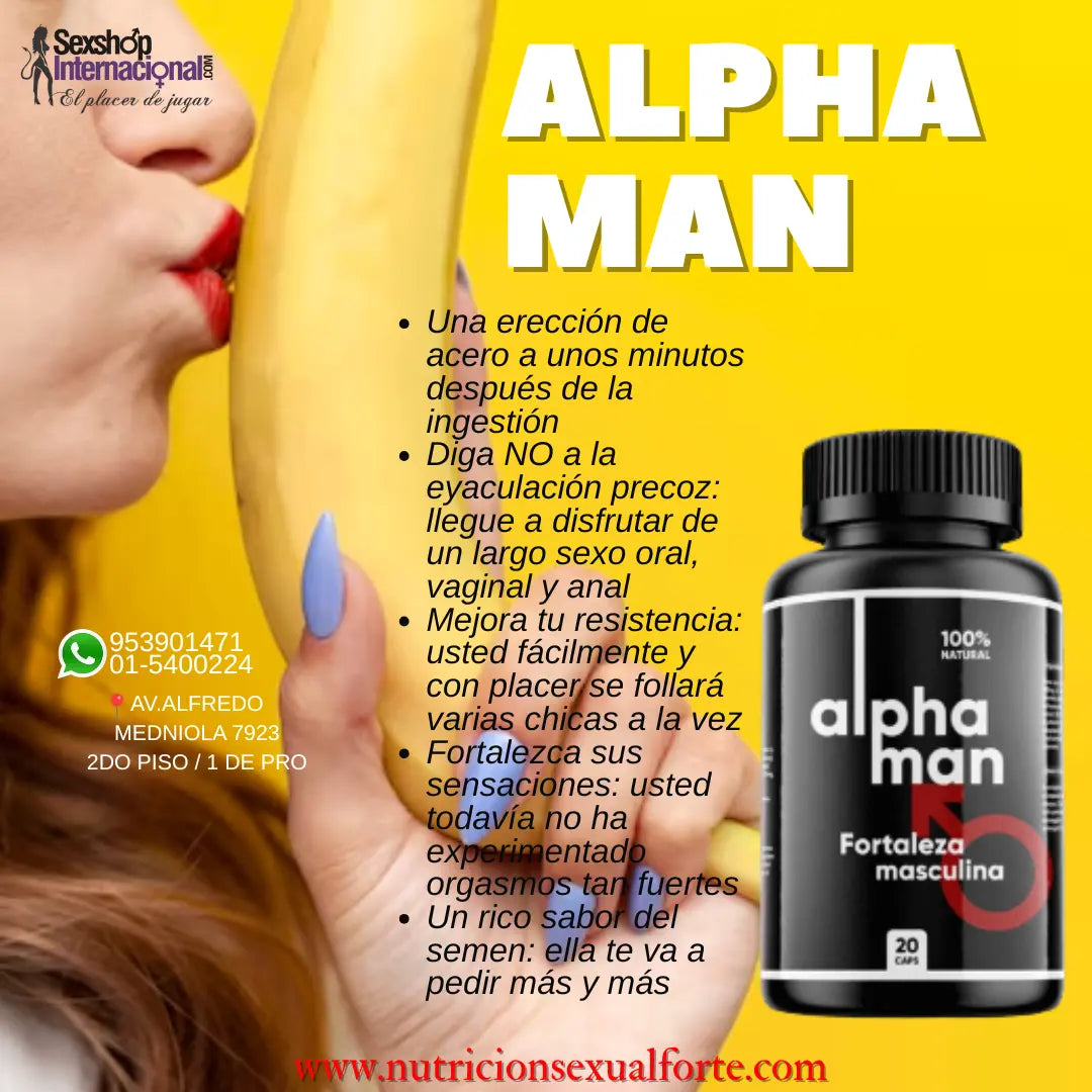 💥 ALPHAMAN: 💊SUPLEMENTO PARA POTENCIA MASCULINA NATURAL🍃 PARA EL BIENESTAR DEL HOMBRE 🚀