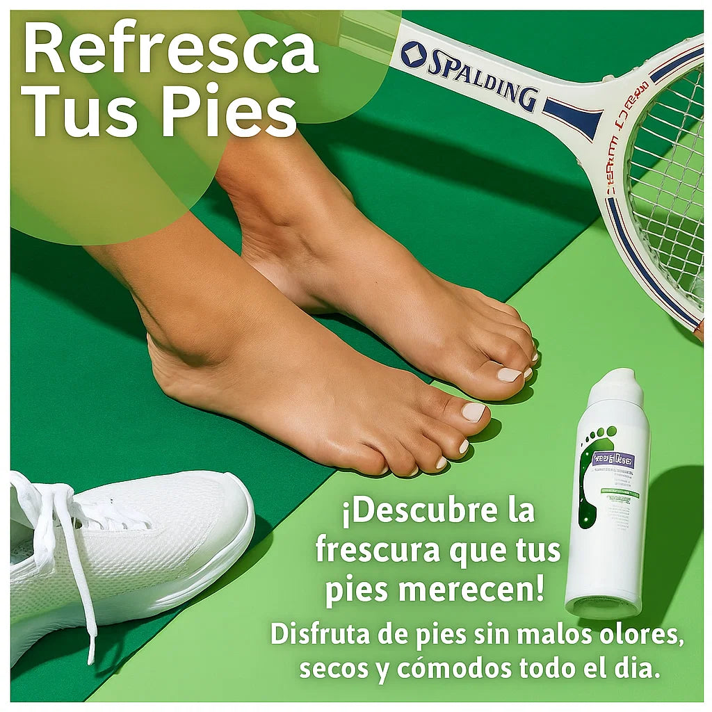 SPRAY DESODORANTE DE PIES 125ML ELIMINA EL MAL OLOR Y DESINFECTA