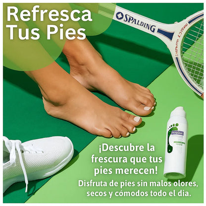 SPRAY DESODORANTE DE PIES 125ML ELIMINA EL MAL OLOR Y DESINFECTA