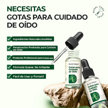 💧GOTAS PARA EL CUIDADO DE LOS OÍDOS👂🏻PARA EL DOLOR Y ZUMBIDOS💥