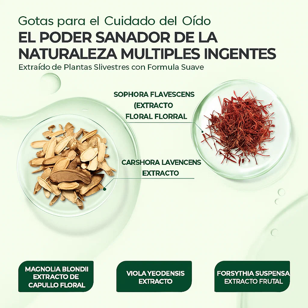 💧GOTAS PARA EL CUIDADO DE LOS OÍDOS👂🏻PARA EL DOLOR Y ZUMBIDOS💥