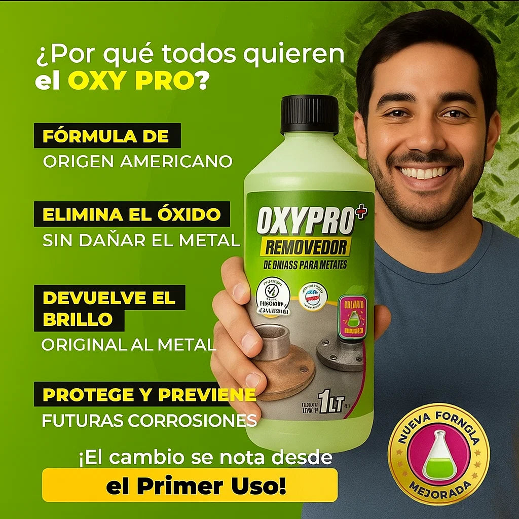 💯OXYPRO REMOVEDOR DE OXIDO PARA METALES⚙️