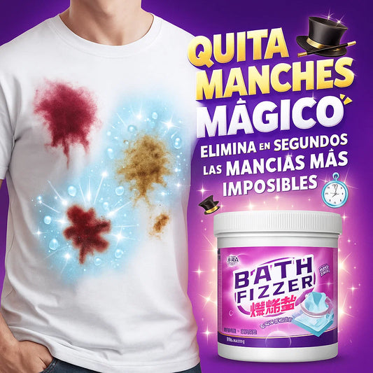🧴2x1 Detergente en polvo para ropa-BATH FIZZER 🧼