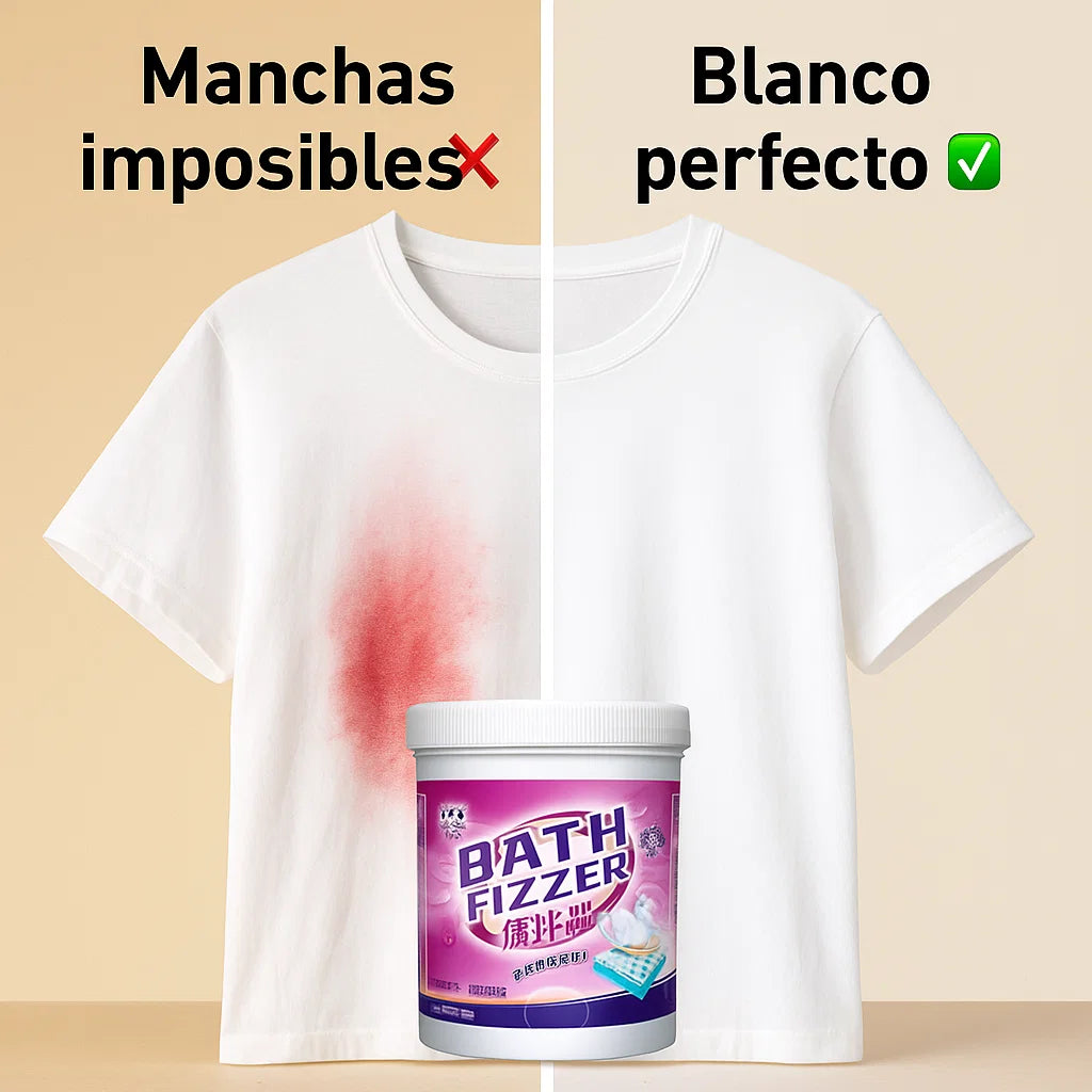 🧴2x1 Detergente en polvo para ropa-BATH FIZZER 🧼