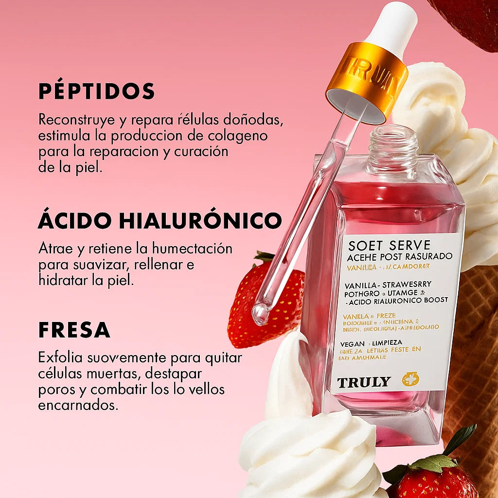 🧴2x1 SOFT SERVE: ACEITE POST-AFEITADO (TRATAMIENTO POS-T DEPILADO)🦱