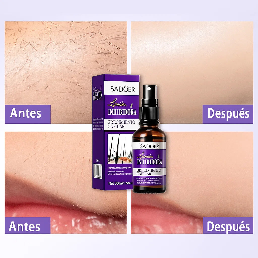 SPRAY REDUCCIÓN DE VELLO CORPORAL PIEL SUAVE SIN IRRITACIÓN