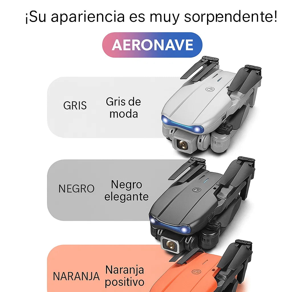 DRON MINI CUADRICOPTERO CON EVITACION DE OBSTÁCULOS-CAMARA HD 4K