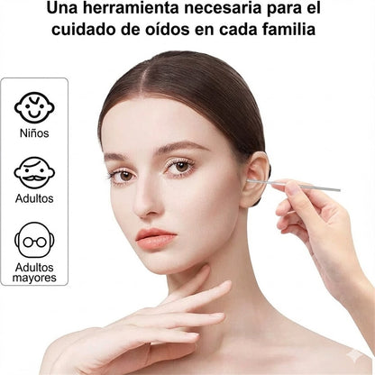 KIT DE HERRAMIENTAS PARA QUITAR LA CERA DE LOS OÍDOS