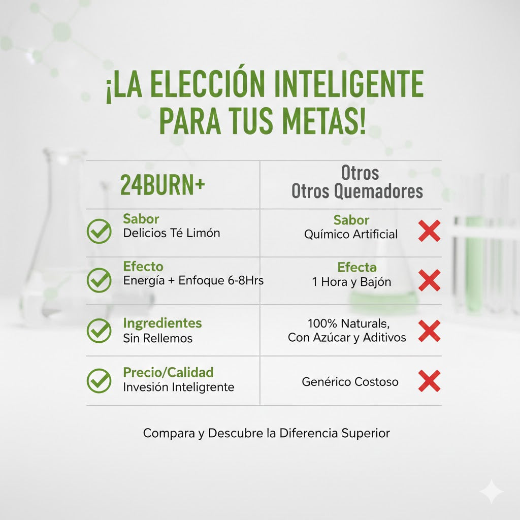 Quemador De Grasa 24 Burn FWP Sabor Limon.